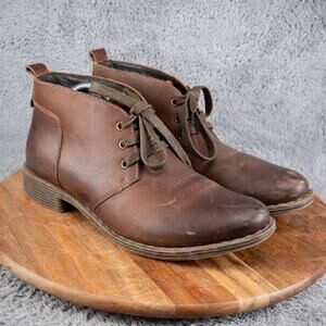 GBX Men's Ankle Boots Brown Leather SKU#3343035 Size 9.5 M